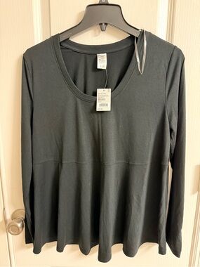 West Loop Baby Doll Tunic in Black NWT Size M